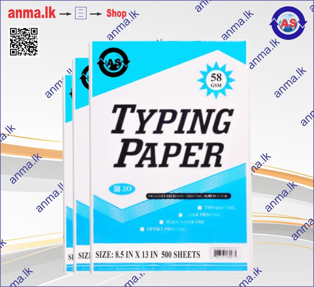 Typing Paper – Typing Sheet – ANMA – 58GSM – Anma Stationery