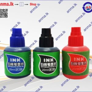 White Board Marker Ink -ANMA- 20ml Red - 20Bottle in a Small Box
