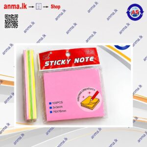 STICK NOTE PAD MULTY 3X3